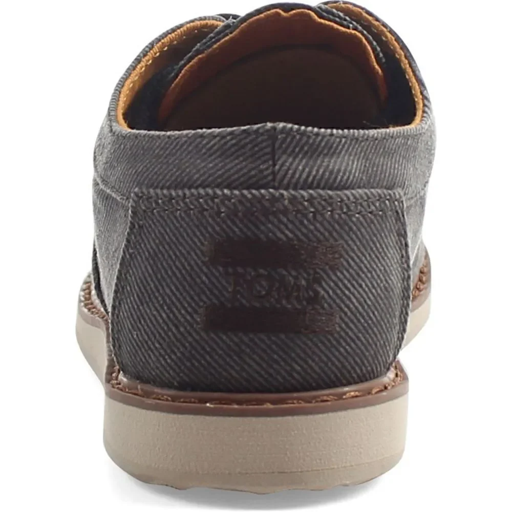 TOMS | Mens TOMS Brogue Lace-Up Ash Aviator Twill | 9.5